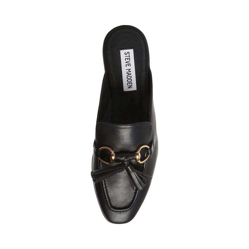 Mulas Steve Madden Cayler Cuero Mujer Negras | ES ZB9634